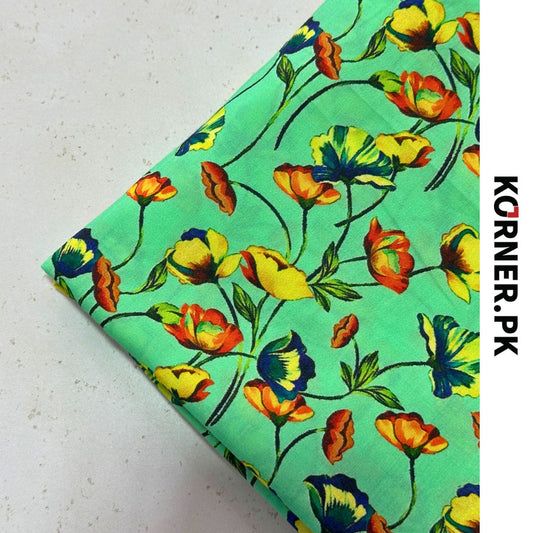 Unstitched Lawn Fabric 2pc