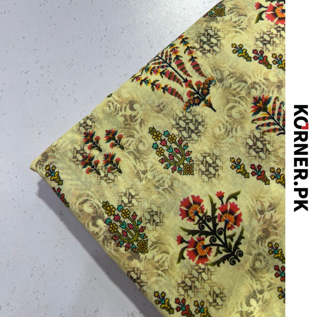 Unstitched Lawn Fabric 2pc