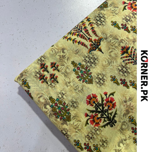 Unstitched Lawn Fabric 2pc