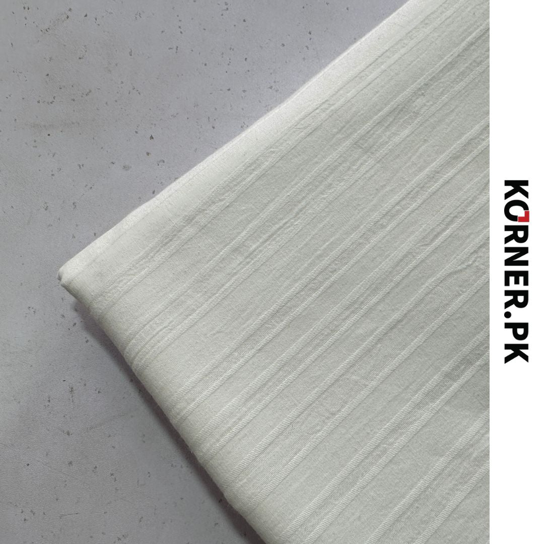 Unstitched Self Plain Lawn Fabric 2pc