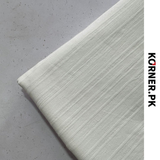 Unstitched Self Plain Lawn Fabric 2pc