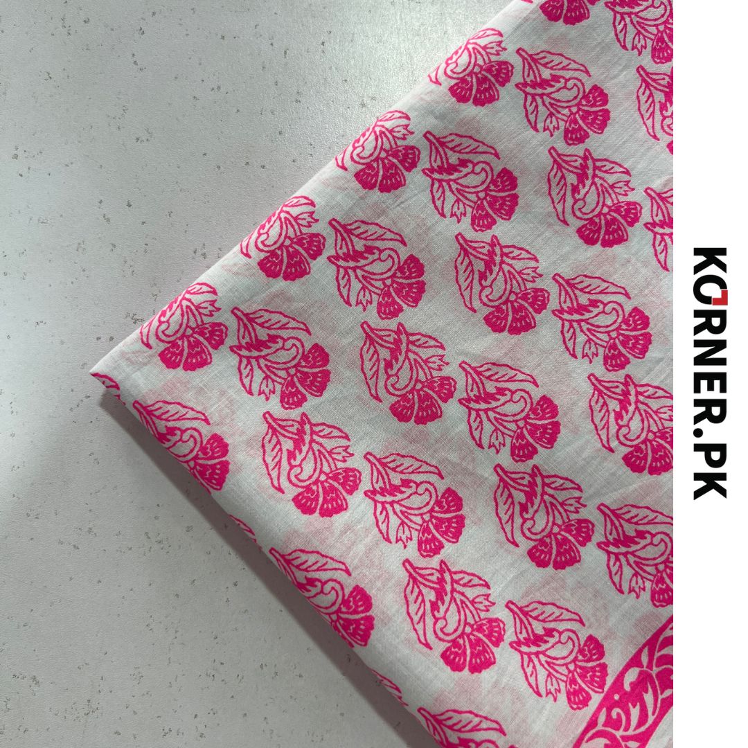 Unstitched Lawn Fabric 2pc