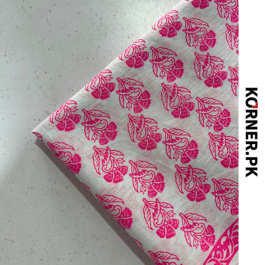 Unstitched Lawn Fabric 2pc