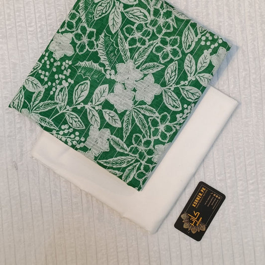 Unstitched Lawn Fabric 2pc