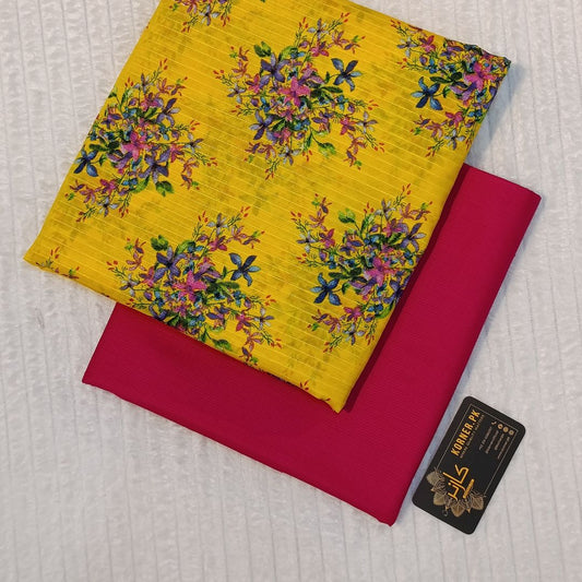 Unstitched Lawn Fabric 2pc