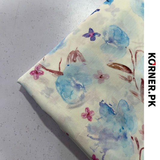 Unstitched Lawn Fabric 2pc