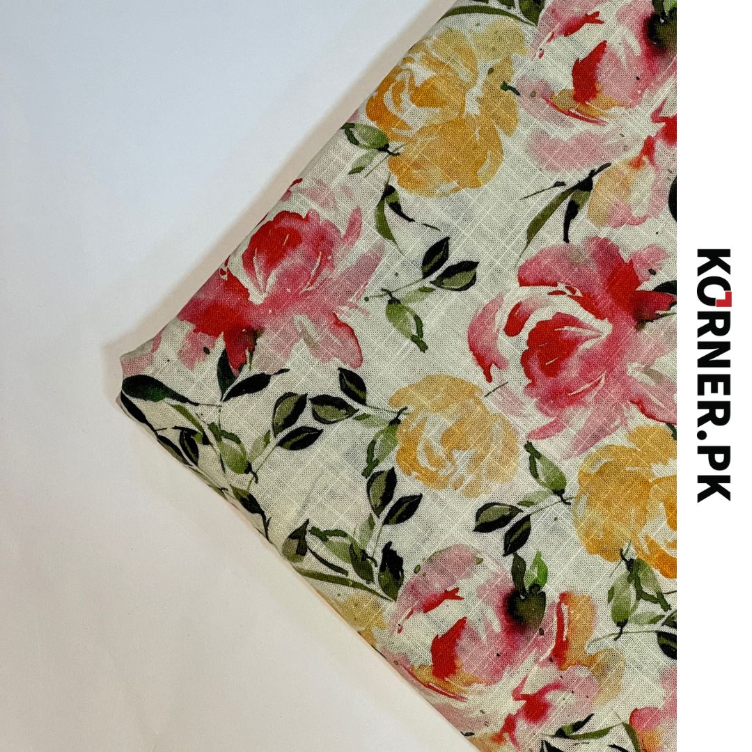 Unstitched Khaddar Fabric 2pc