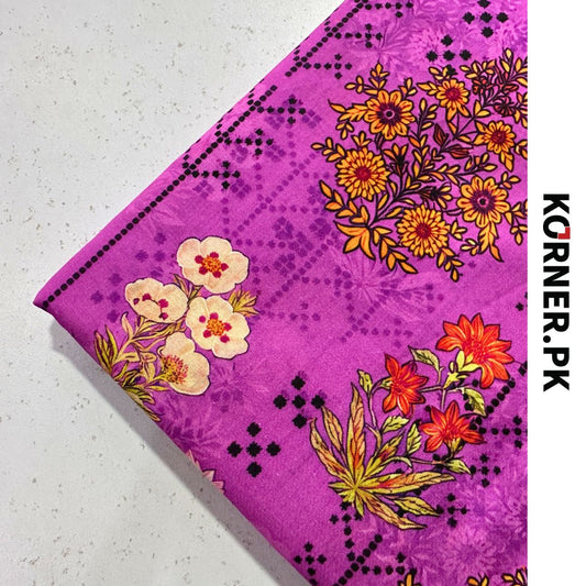 Unstitched Lawn Fabric 2pc