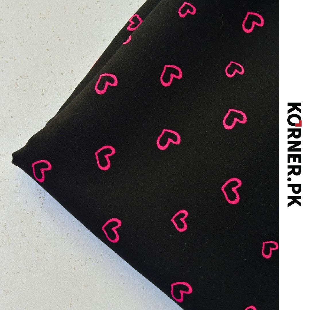 Funky Print Linen Fabric 2pc