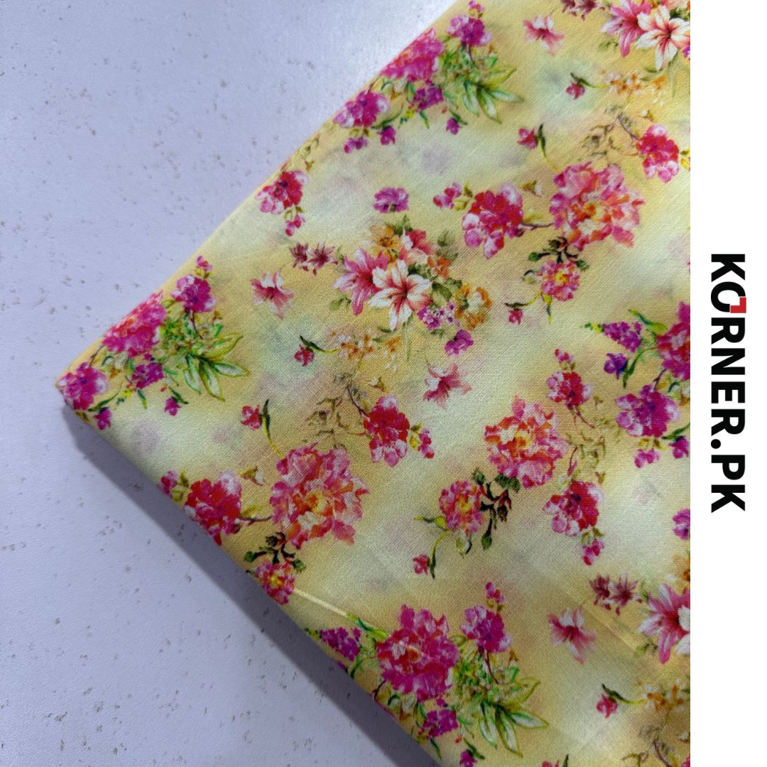 Unstitched Lawn Fabric 2pc