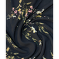 Black Blossom Linen Co-Ord Set (2-Piece)