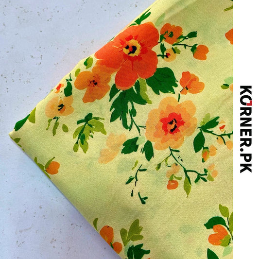 Mehrunisa | Unstitched Print Linen 2pc