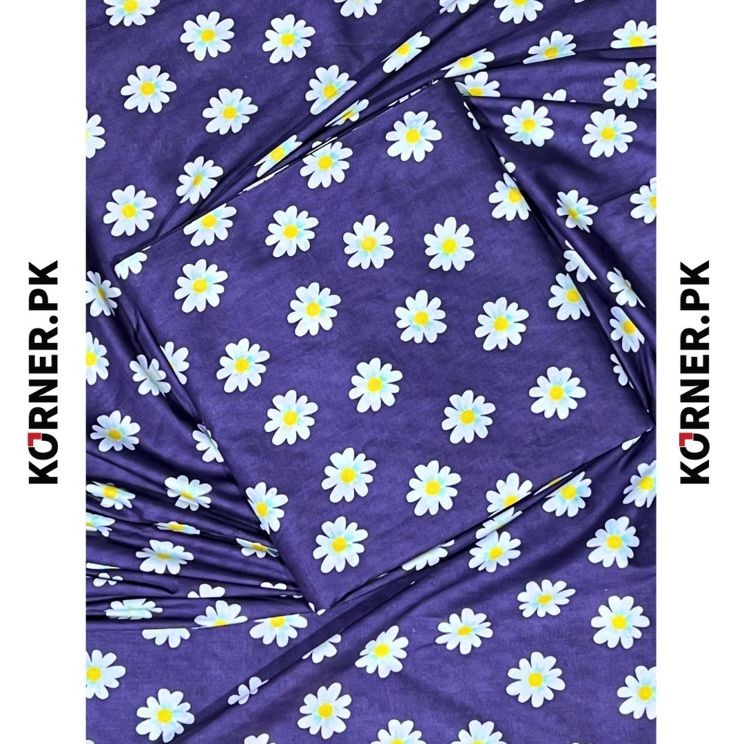 Unstitched Lawn Fabric  2pc