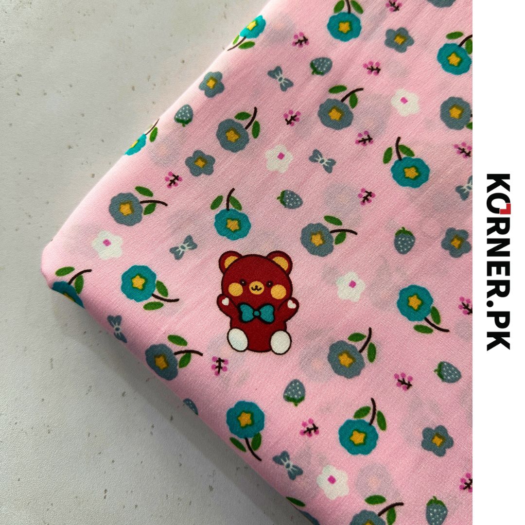 Funky Print Linen Fabric 2pc