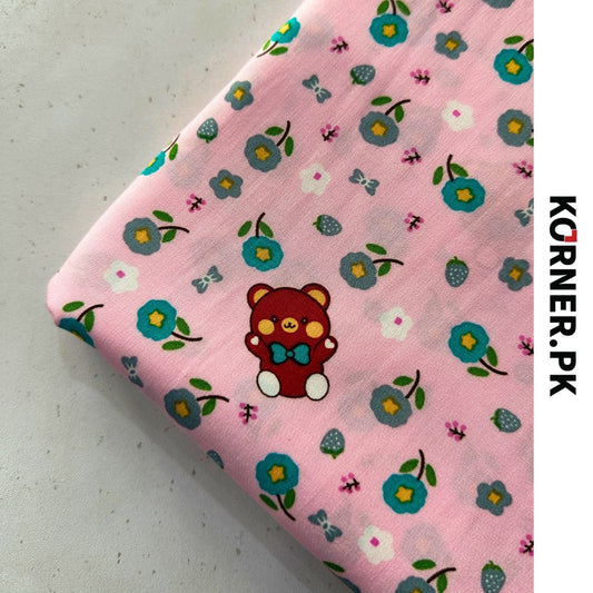 Funky Print Linen Fabric 2pc
