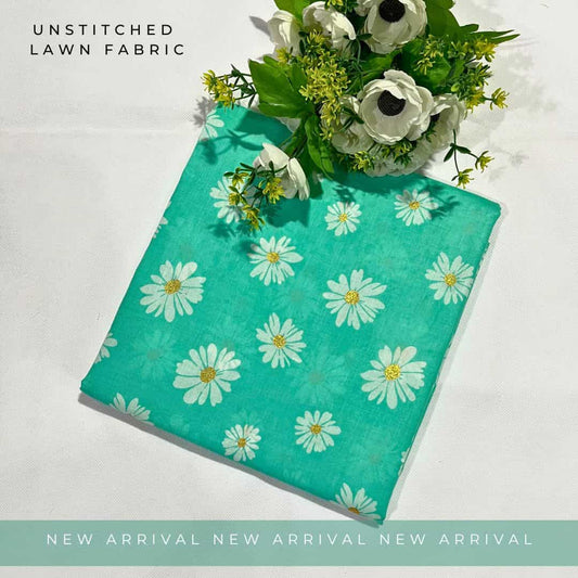 Unstitched Lawn Fabric Print 2pc