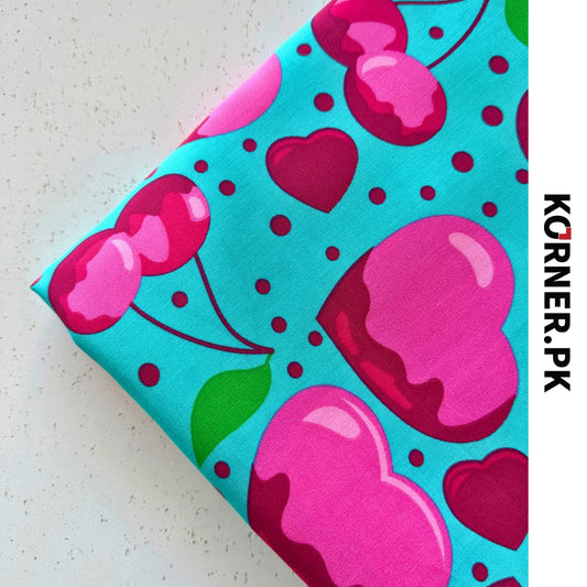 Funky Print Linen Fabric 2pc