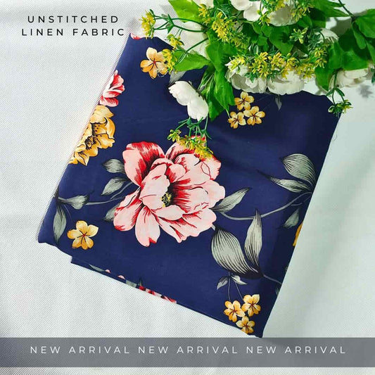 Unstitched Linen Fabric 2pc