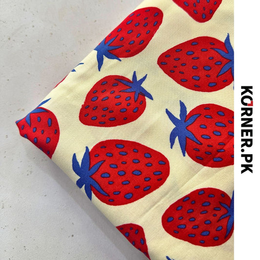 Funky Print Linen Fabric 2pc