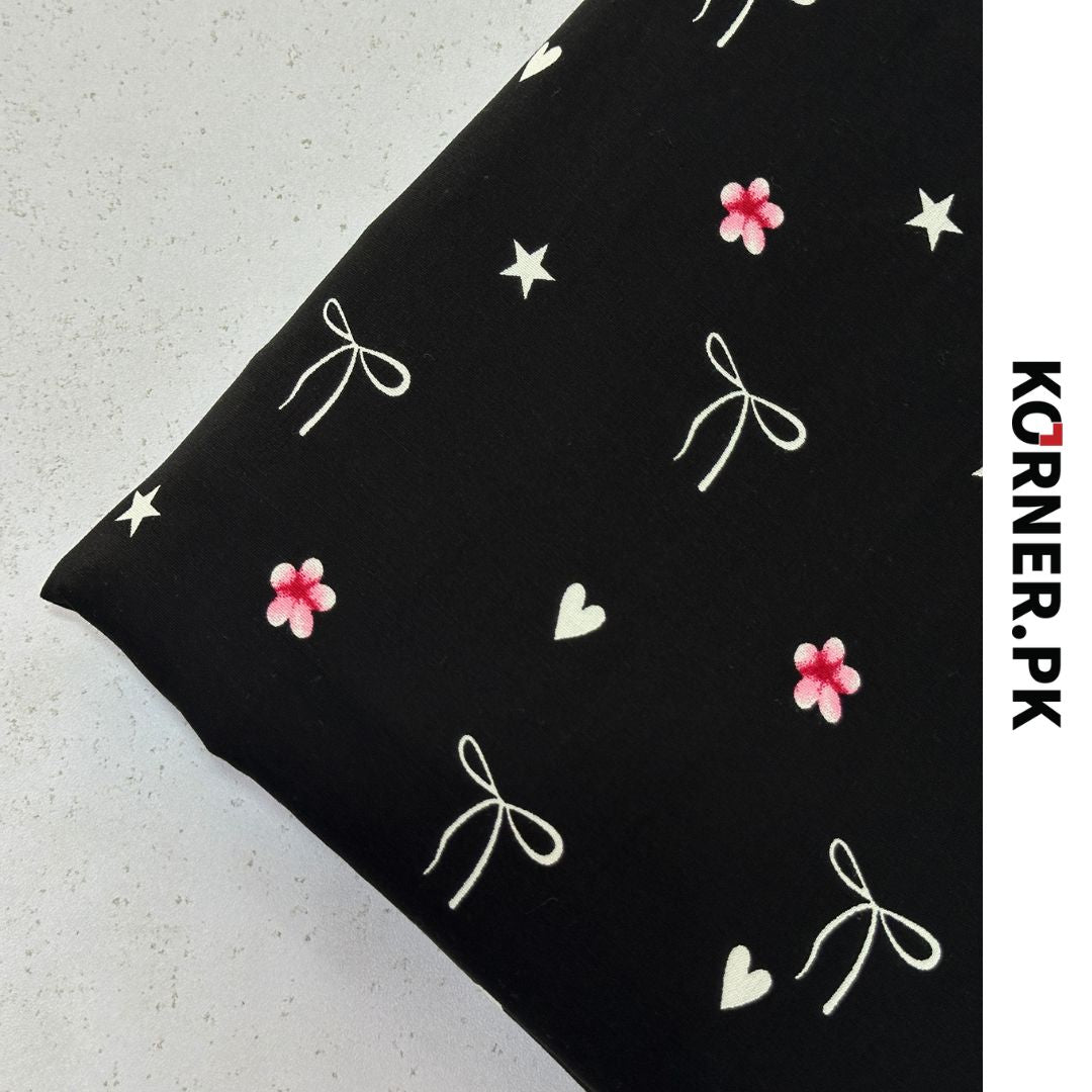 Funky Print Linen Fabric 2pc