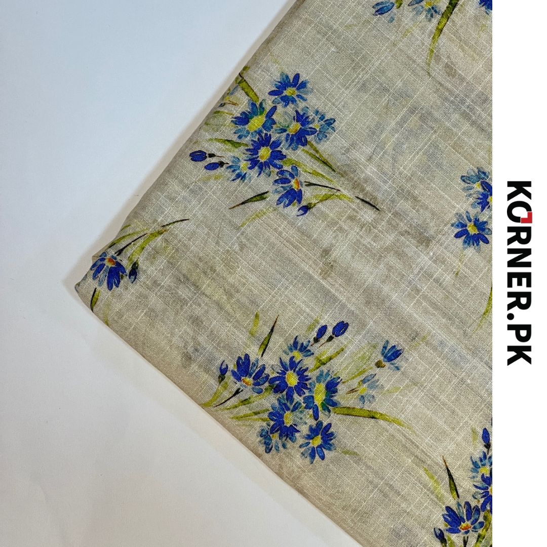 Unstitched Khaddar Fabric 2pc
