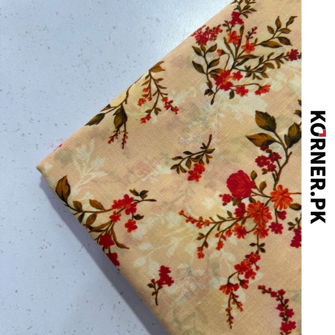 Unstitched Lawn Fabric 2pc