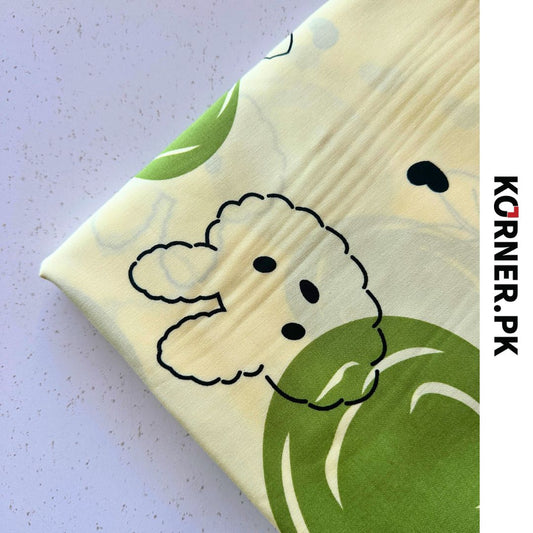 Funky Print Linen Fabric 2pc