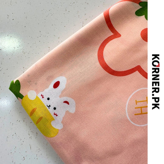Funky Print Linen Fabric 2pc