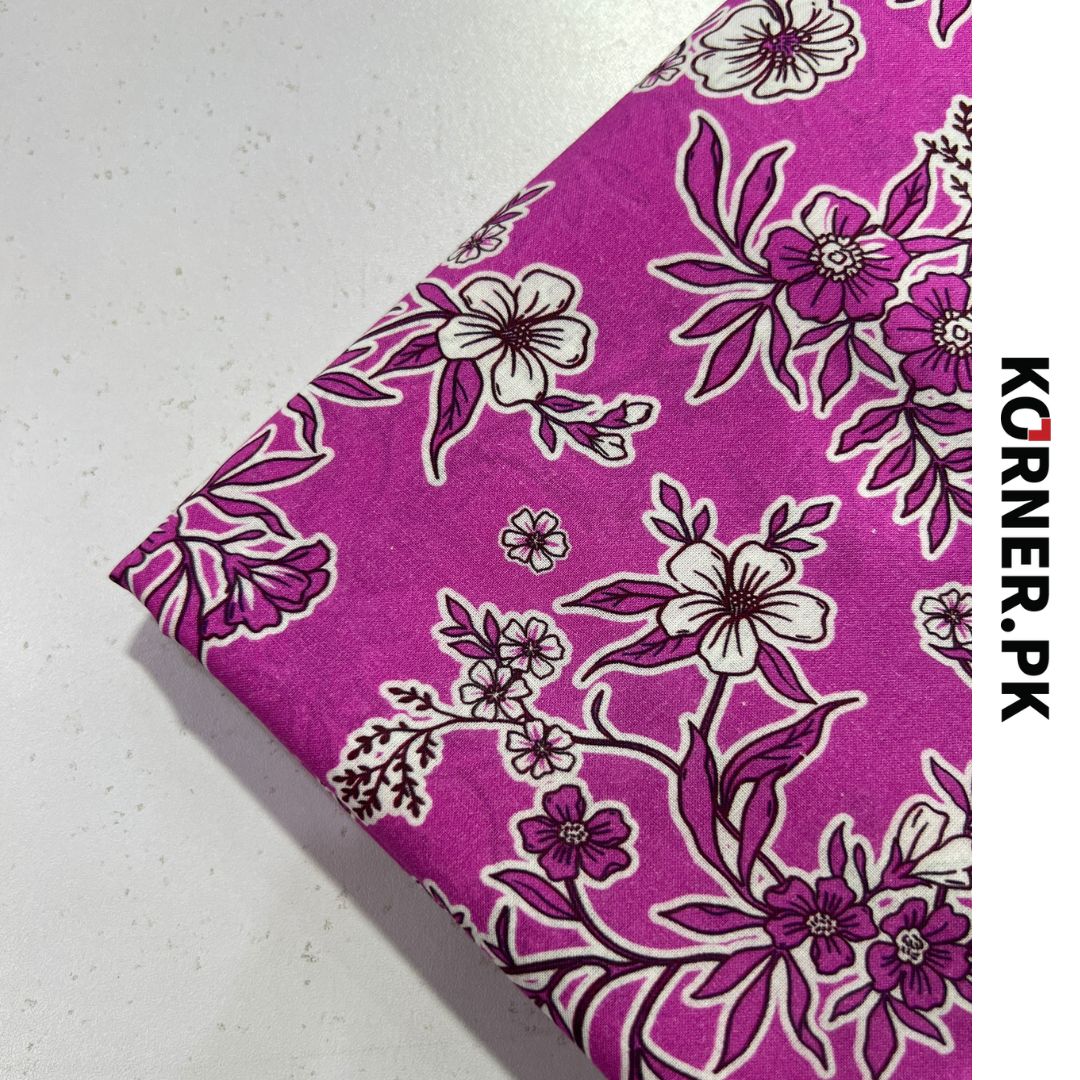 Unstitched Lawn Fabric 2pc