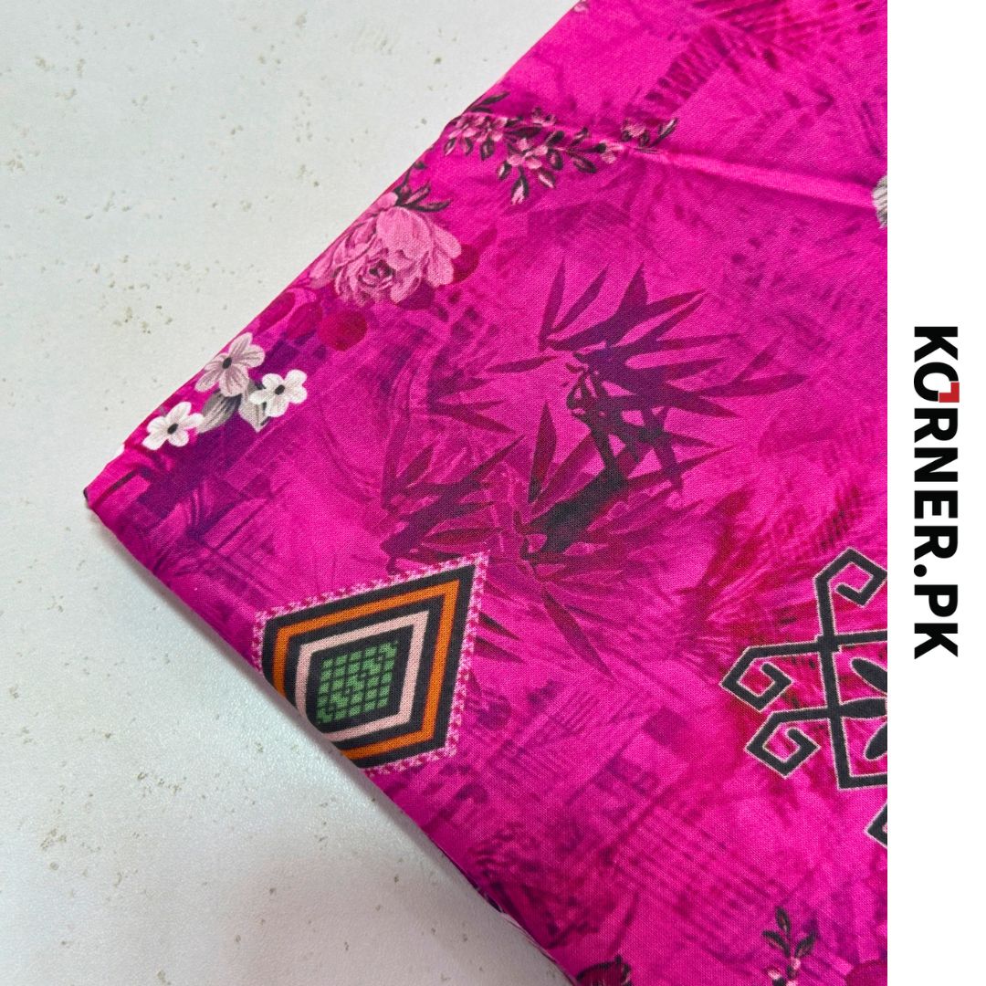 Unstitched Lawn Fabric 2pc