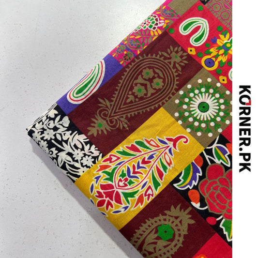 Unstitched Lawn Fabric 2pc