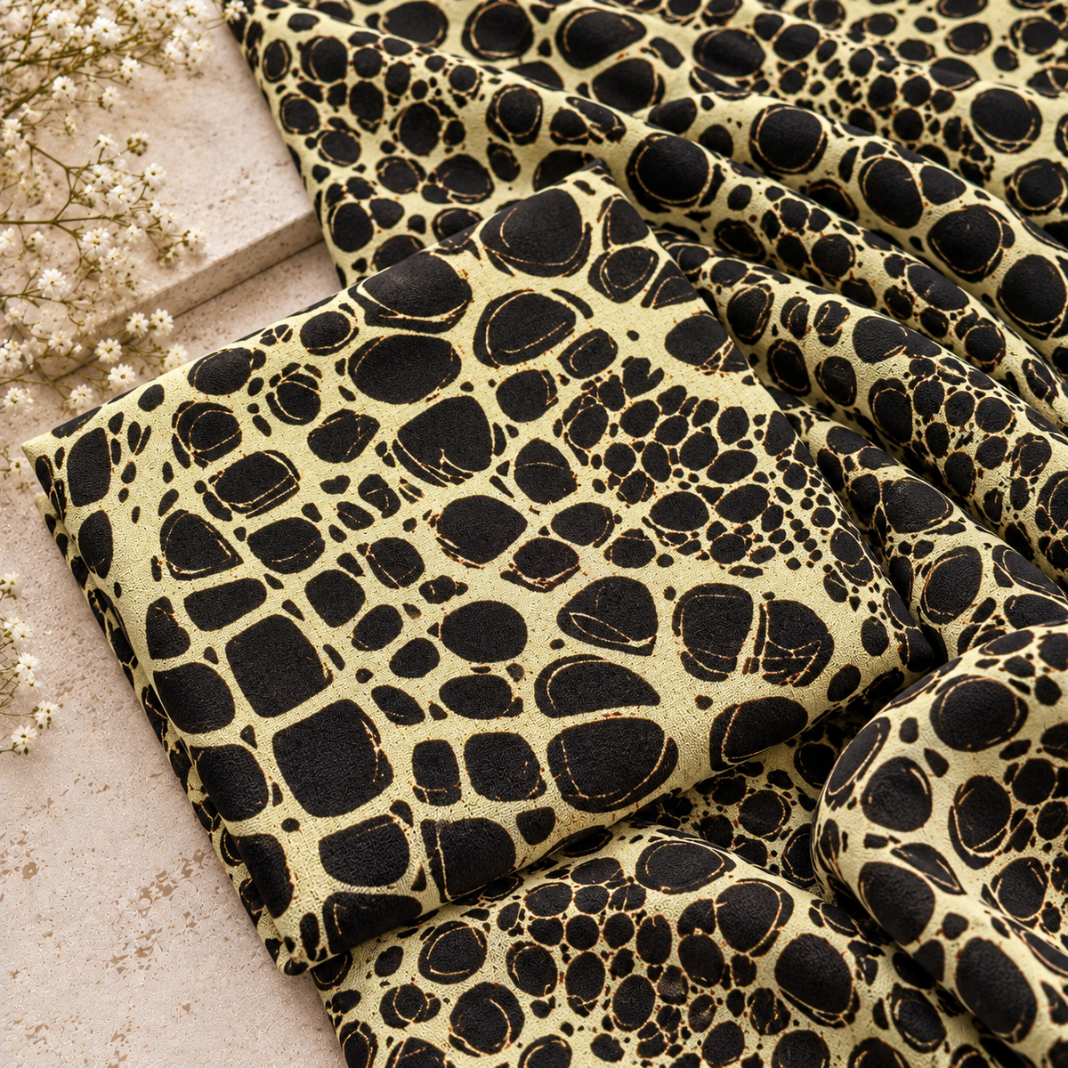 Ayesha Naz | Leopard Print Linen 2pc