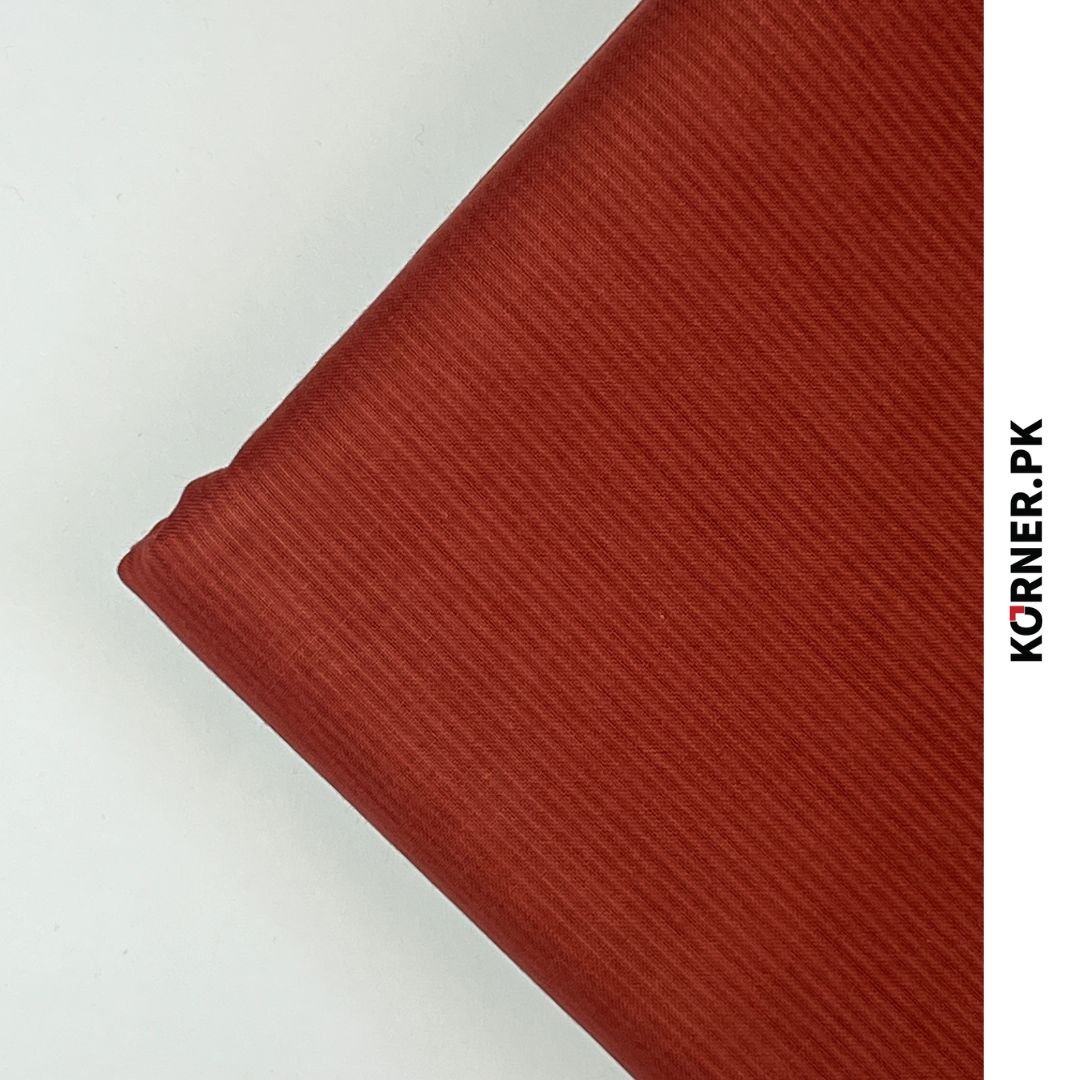 Rust Doria Plain Lawn 2pc