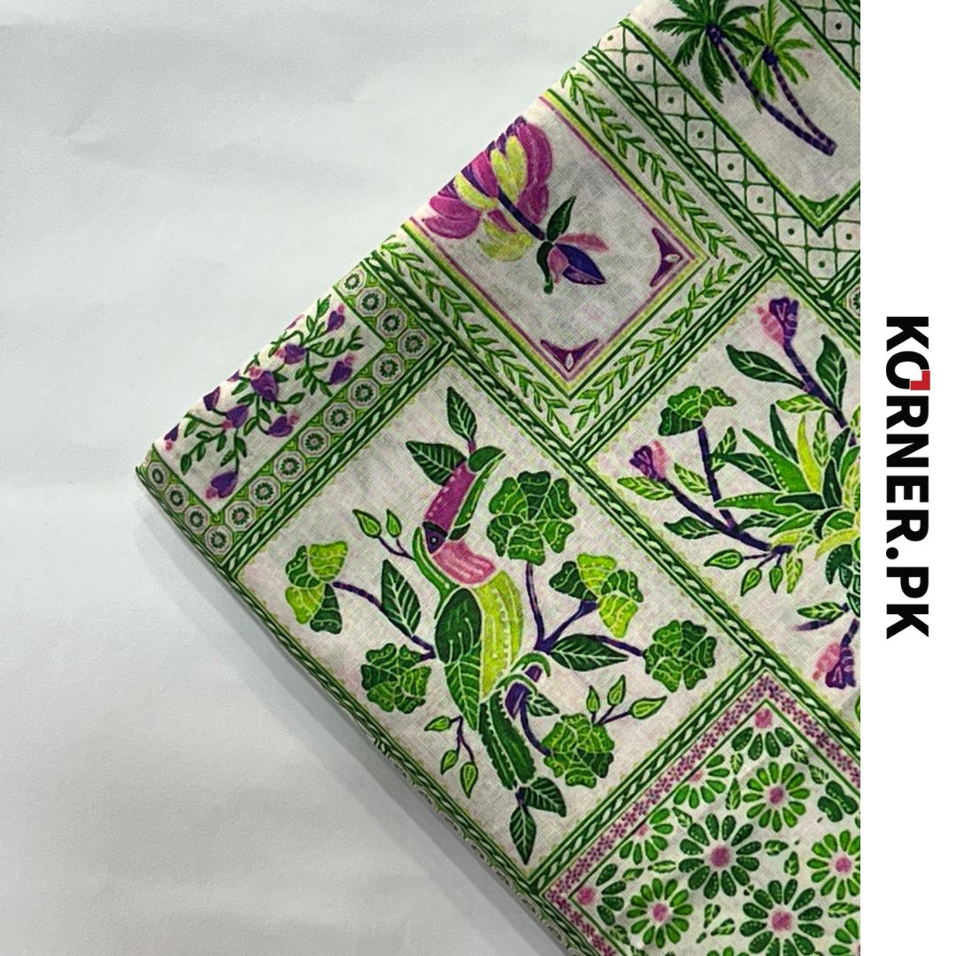 Unstitched Lawn Fabric 2pc