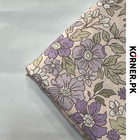 Unstitched Lawn Fabric 2pc