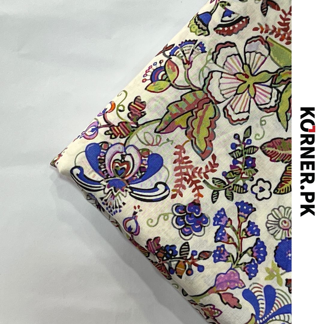 Unstitched Lawn Fabric 2pc