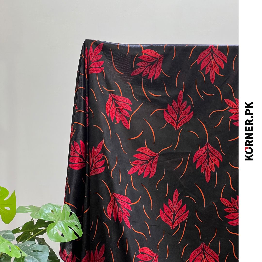 Printed Velvet Fabric 2pc