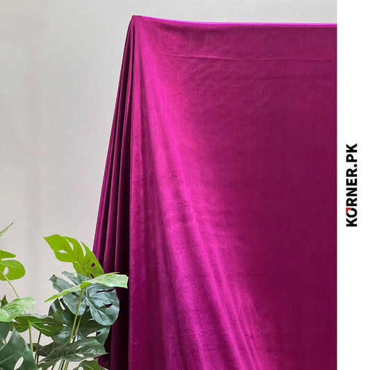 Plain Velvet Fabric
