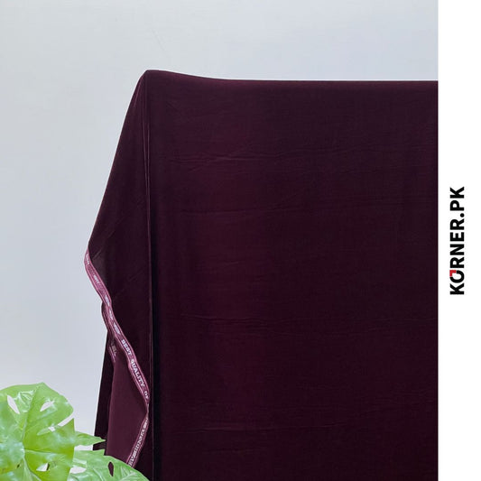 Plum Micro 9000 Velvet Fabric 2pc