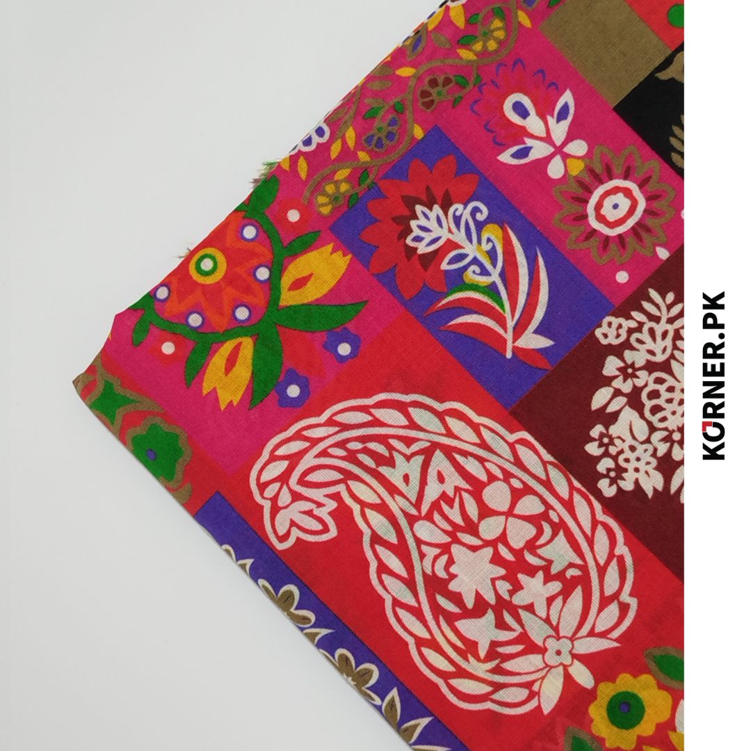 Unstitched Lawn Fabric 2pc
