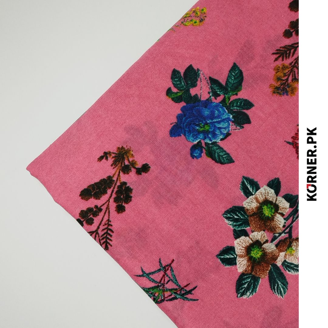 Unstitched Lawn Fabric 2pc
