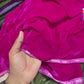 Shocking pink Micro 9000 Velvet Fabric 2pc