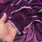 Purple plum Micro 9000 Velvet Fabric 2pc