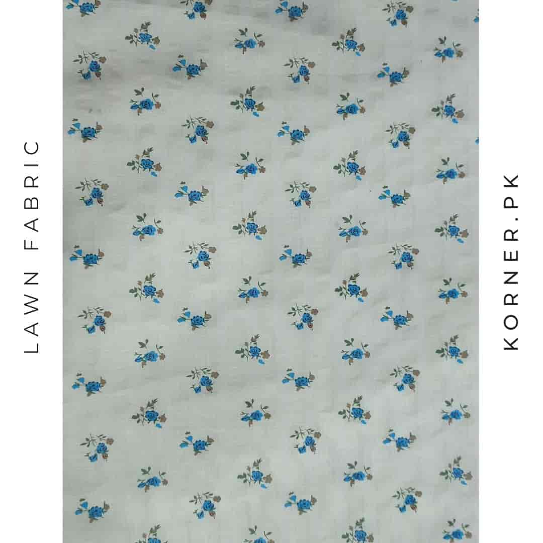 Unstitched Lawn Fabric Print 2pc 